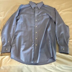 Roundtree & Yorke Gray Dress Shirt Classic Style